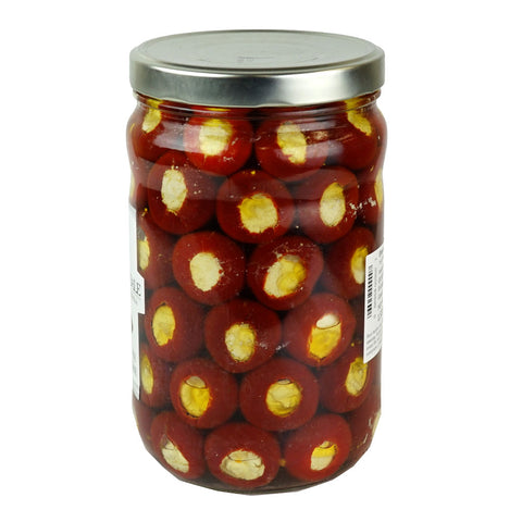 Cherry Peppers Stuffed with Cheese in Oil