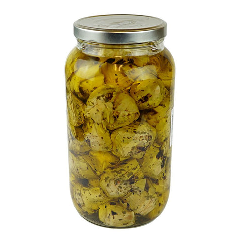 Artichoke Hearts Grilled in Oil