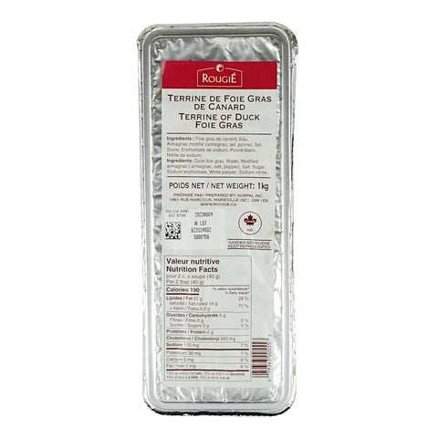 Duck Foie Gras with Armagnac Terrine