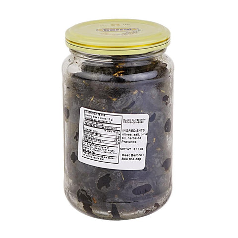 Black Cured Olives with Herb Provence