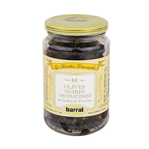 Black Cured Olives with Herb Provence