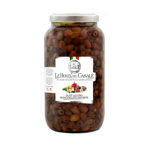 Pitted Black Olives Saporite in Oil