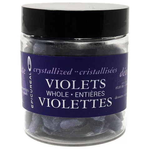 Crystallized Violet Flowers Whole