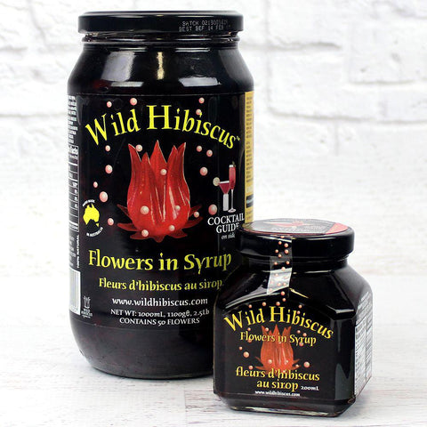 Hibiscus Flowers Whole in Syrup