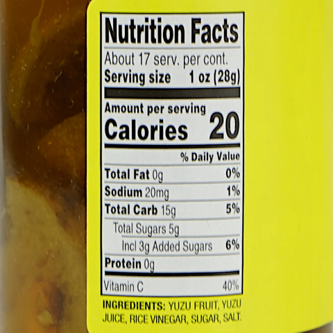Yuzu Preserved (Citron Confit)