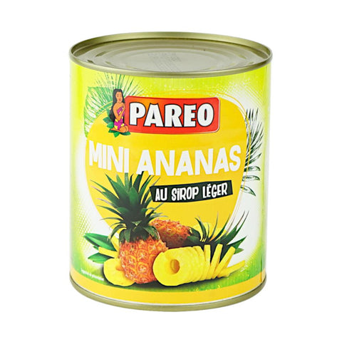 Mini Pineapple Slices in Light Syrup