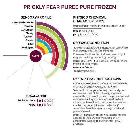 Prickly Pear Puree Frozen