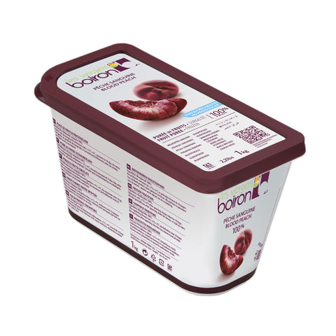 Blood Peach Puree 100% Pure Frozen