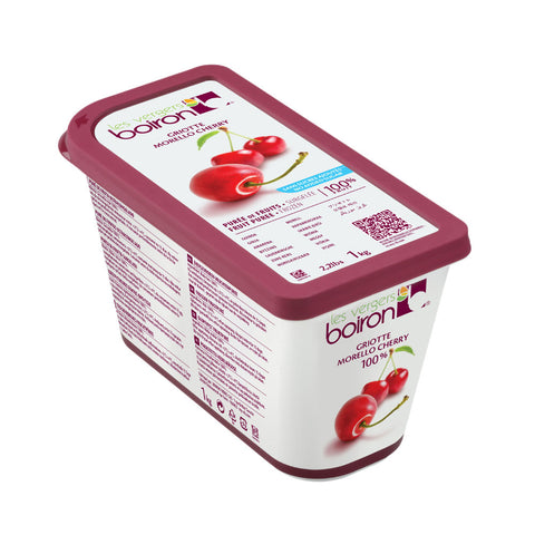 Morello Cherry-Griotte Puree 100% Pure Frozen