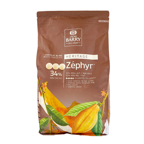 Zephyr 34% White Chocolate Couverture