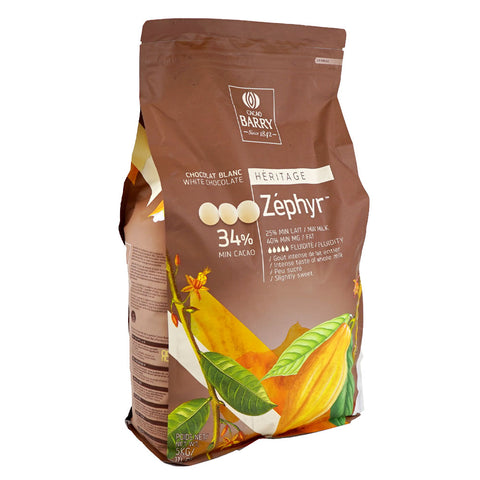 Zephyr 34% White Chocolate Couverture