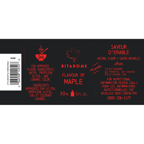 Maple Flavour Liquid