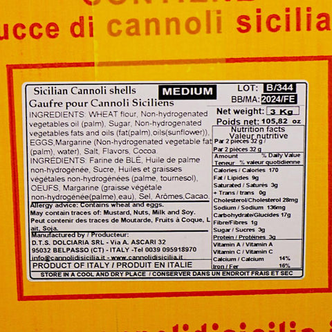 Cannoli Shells