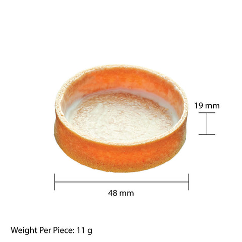 Vanilla Tart Shells Round 4.8cm