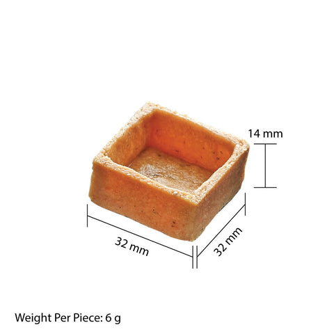 Savory Tart Mini Square 3.2cm