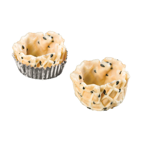 Black Sesame Basket Cups 4cm