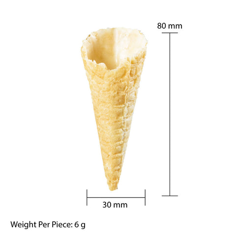 Cones White Vanilla 3cm