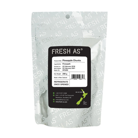 Pineapple Chunks Freeze Dried