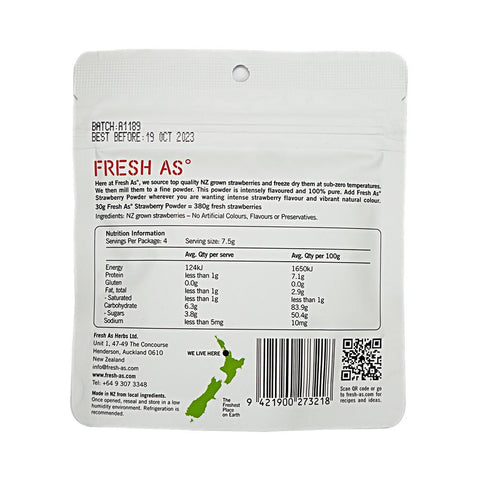 Strawberry Powder Freeze Dried