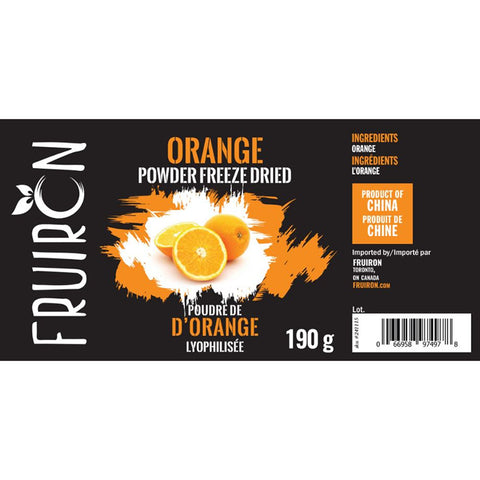 Orange Powder Freeze Dried