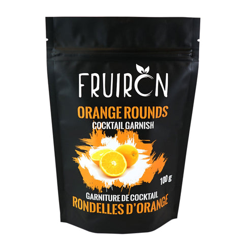 Orange Rounds Cocktail Garnish