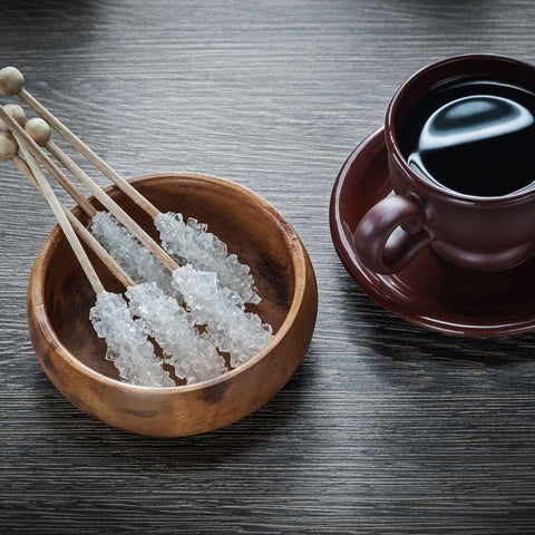 Barista White Rock Candy Sticks