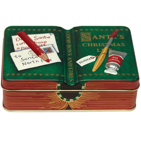 Small Book Santa List    Empty