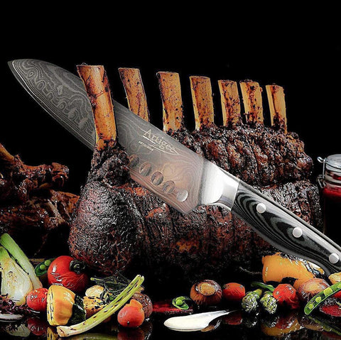 Damascus VG10 Knife Set 7 Piece