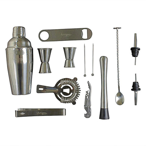 Stainless Steel Bar Set 13 Piece