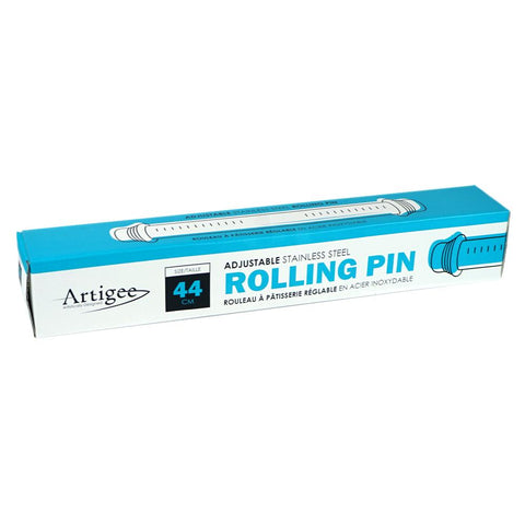 Rolling Pin Stainless Steel Adjustable 44cm