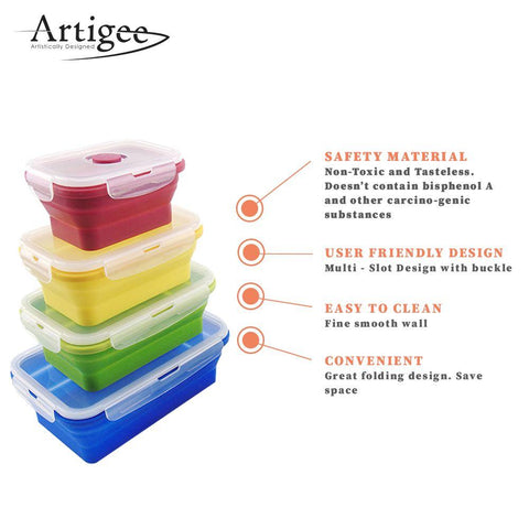 Lunchbox Silicone Foldable