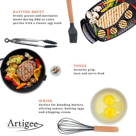 Utensil Wooden Assorted Set