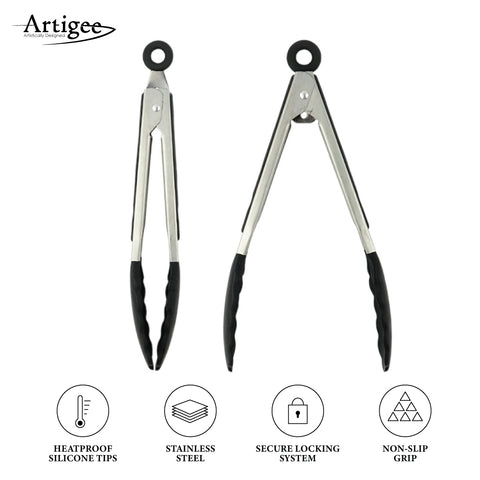 Tongs Silicone  7", 9", 12" Set