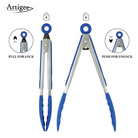 Tongs Silicone  7", 9", 12" Set