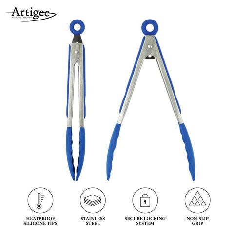 Tongs Silicone  7", 9", 12" Set