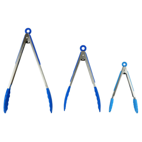Tongs Silicone  7", 9", 12" Set