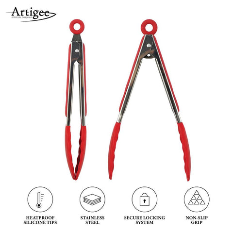Tongs Silicone  7", 9", 12" Set