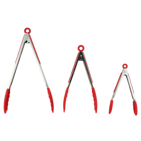 Tongs Silicone  7", 9", 12" Set