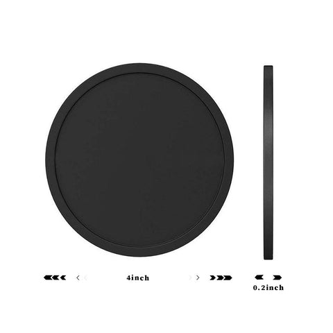 Coaster Silicone Black