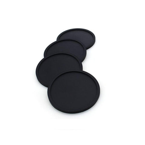 Coaster Silicone Black