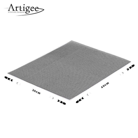 Grill Mat Black Mesh 40 x 33cm