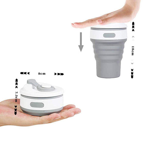 Collapsible Cup Grey 500ml