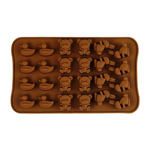 Bear and Duck and Bunny Silicone Mold