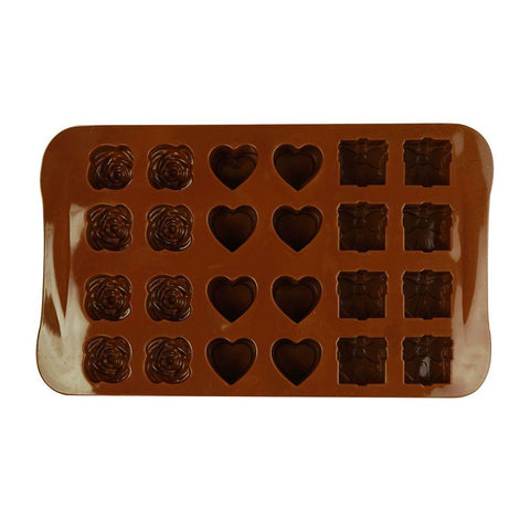 Flower and Heart and Gift Silicone Mold