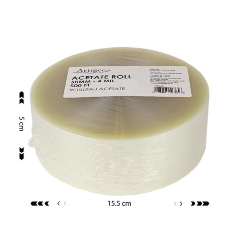 Acetate Roll 50mm 4mil L500ft