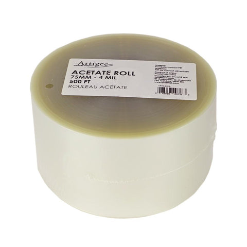 Acetate Roll 75mm 4mil L500ft