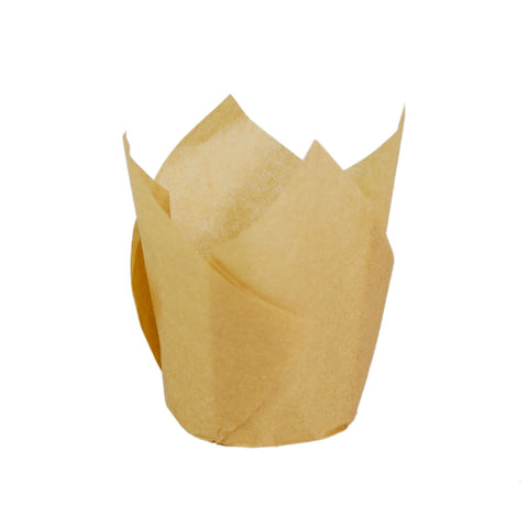 Tulip Baking Cups 50mmx80mm Tan