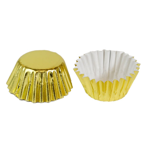 Candy Cups Foil Liner Gold 25mmx17mm