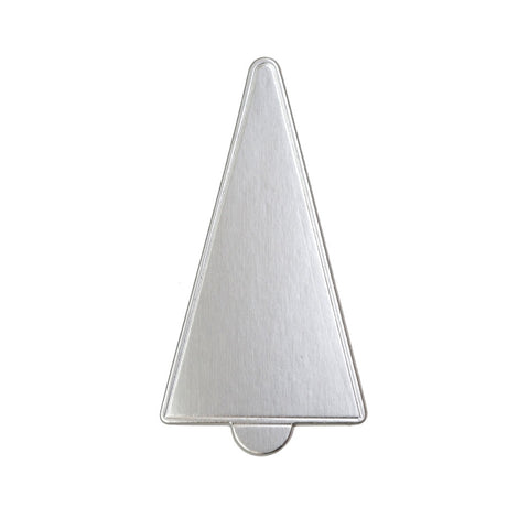 Triangle Mini Cake Base Board Silver 115x64mm