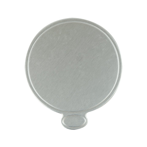 Round Mini Cake Board 80mm Silver